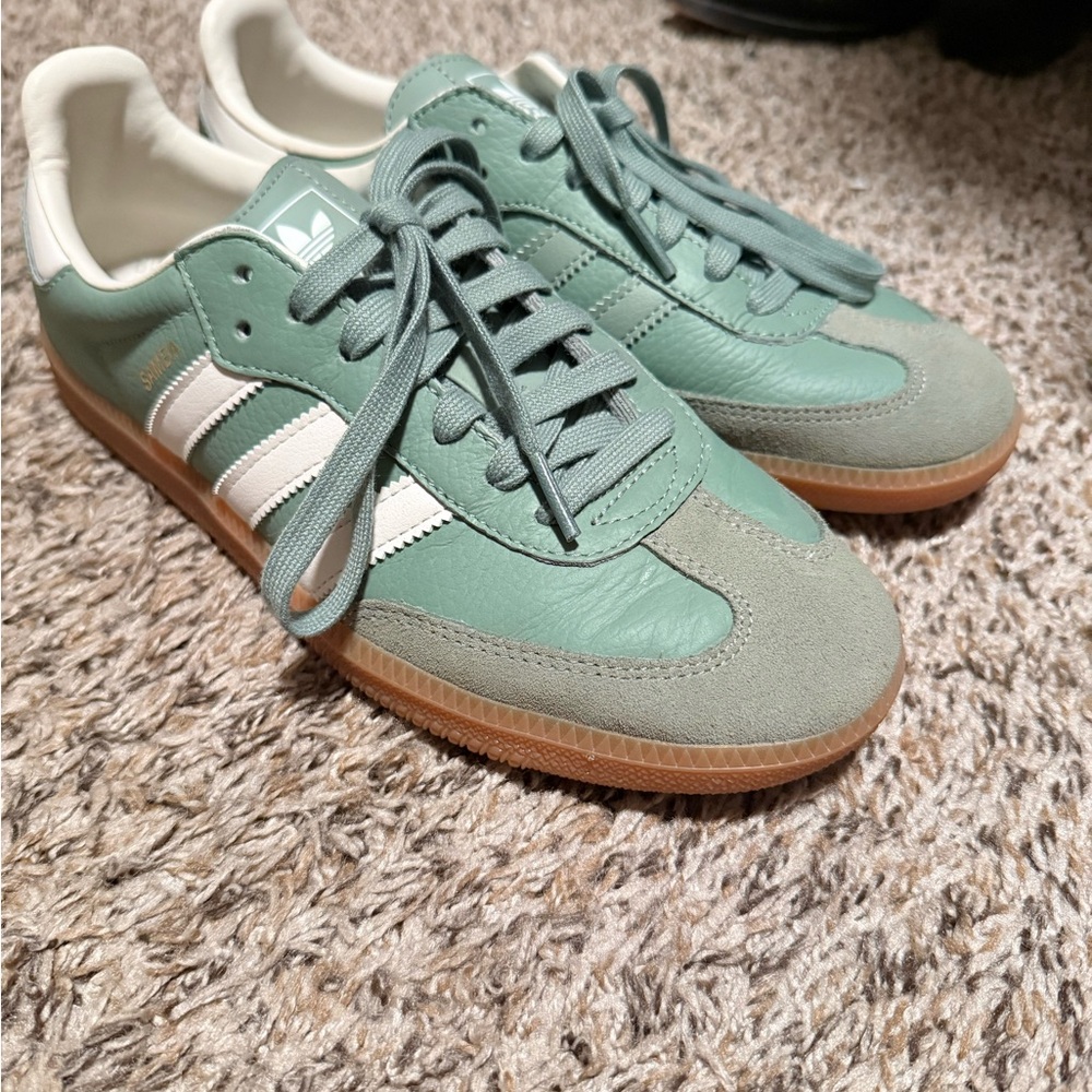 *RARE* Adidas Samba OG in “Silk Green”